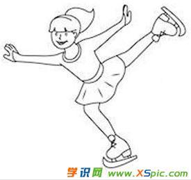 学识网 爱好 学画画 儿童画     花样滑冰是冬季奥运会中人们非常喜爱