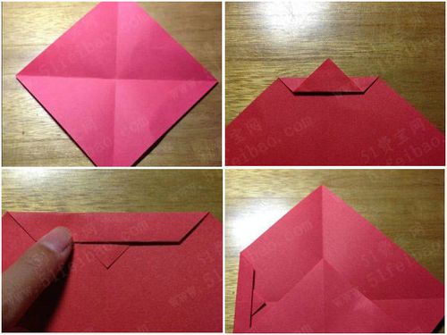 今天的diy教大家如何动手用红纸来做一个简单的折纸爱心红包,新年最