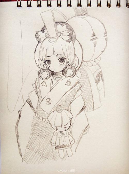 阴阳师同人手绘傀儡师派町