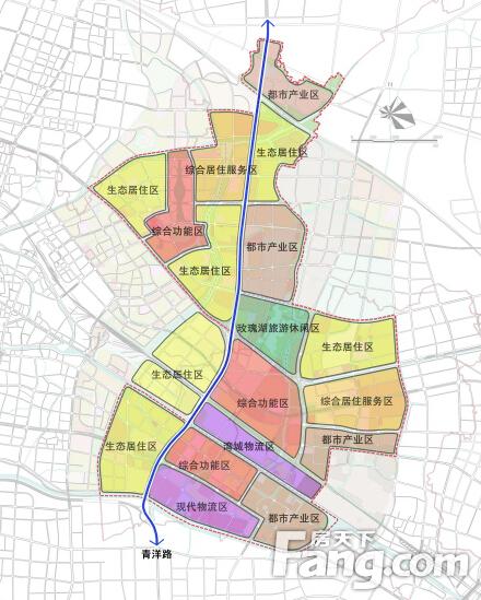 常州东部新城规划图