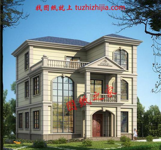 简单大气农村三间三层楼房图片,户型合理,看的我都想回家建房了
