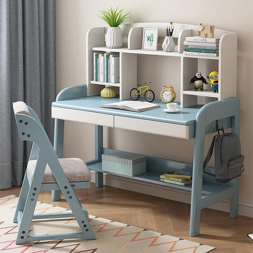一体卧室学习家用租房现代简约学生办公电脑桌子北欧儿童写字桌视频