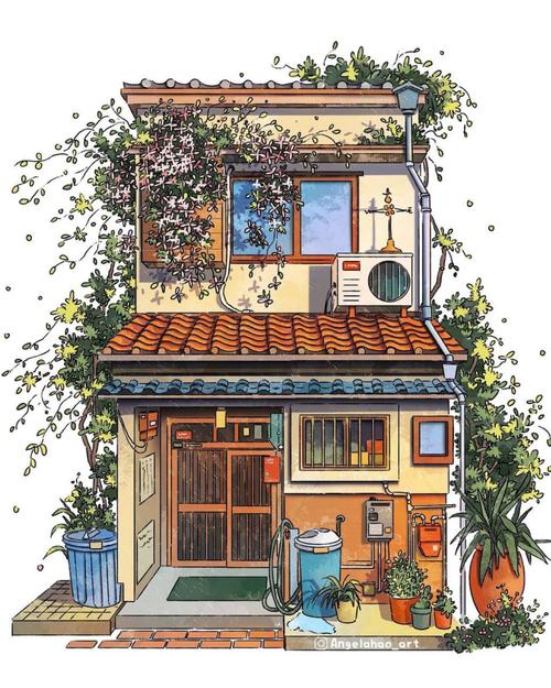 素材日式动漫场景绘画参考