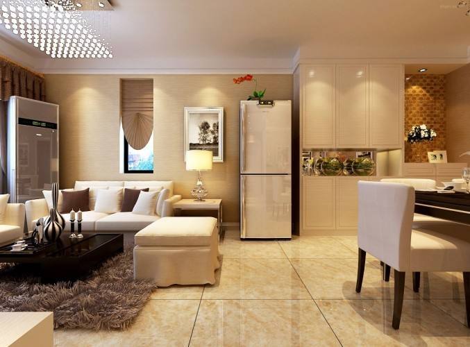 冰箱放客厅装修效果图案例