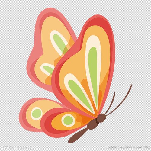 卡通蝴蝶图片