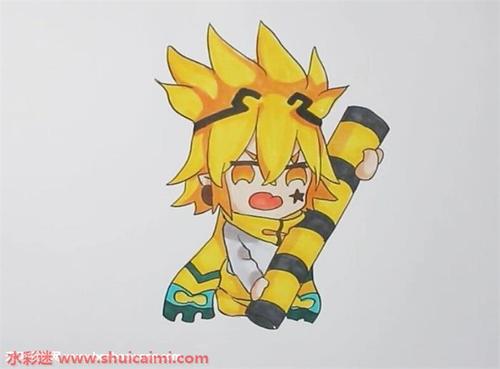 嘉德罗斯简笔画的画法步骤图解