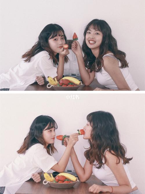 室内闺蜜写真95|可爱元气闺蜜照姿势78_写真_元气