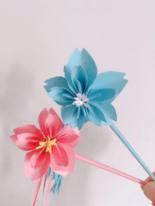 古风发簪折纸_发簪_古风_折纸_手工制作_流苏_我的手工日常_兴趣爱好