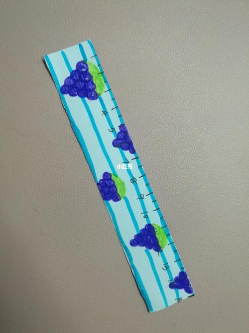 这是自制的尺子哦,忘发教程了,请见谅～_兴趣爱好_手工