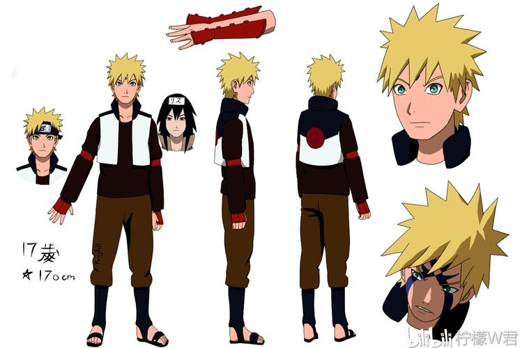 博人传番外漩涡品竹的建模成长历程从1个小孩变成8代目火影过程