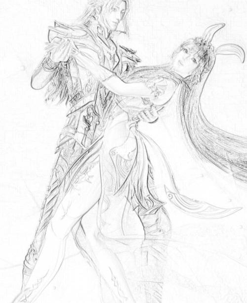 唐三和小舞_小舞_临摹_绘画_临摹画画_文化_绘画