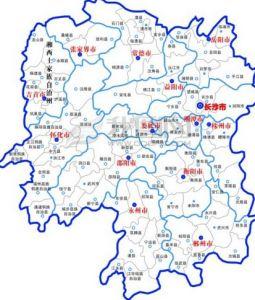 湖南省地图