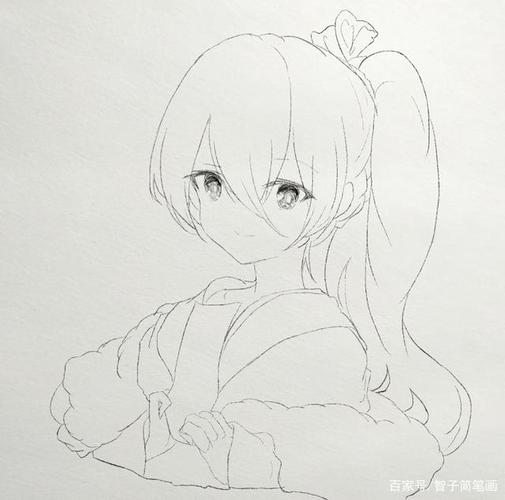 五步教你画一个动漫美少女~快学起来