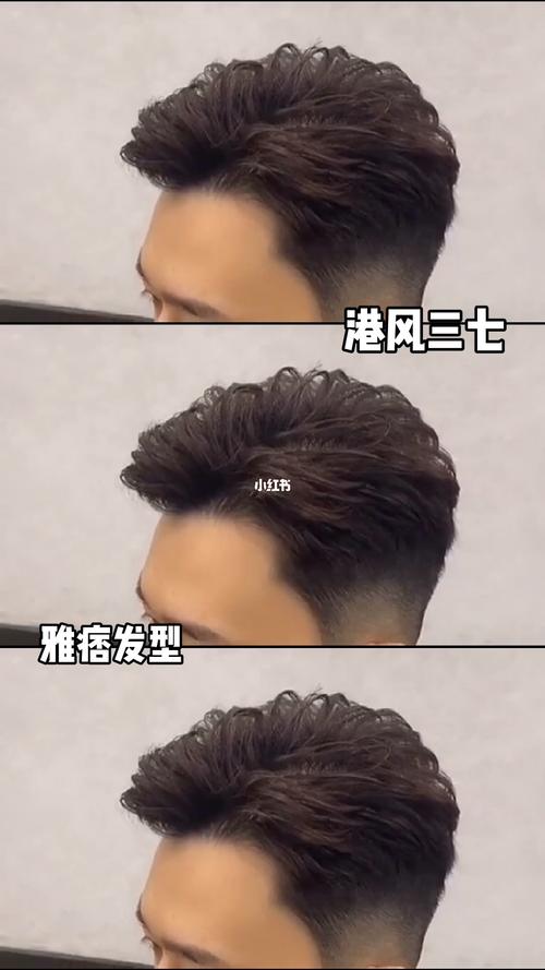 男士港风三七分 百搭发型 适合任何脸型 体现痞帅 稳重 成熟风_男士