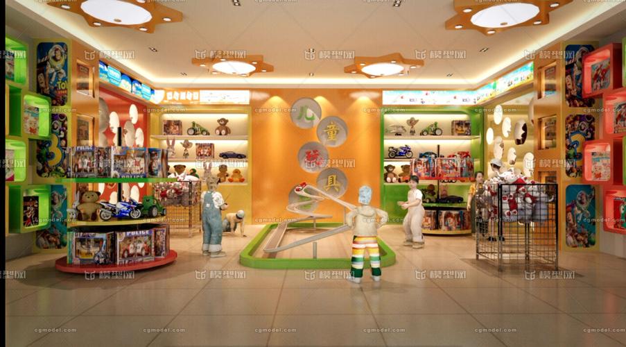 儿童玩具专卖店 赛车玩具模型 玩偶公仔汽车 儿童游乐园 游乐场 电玩