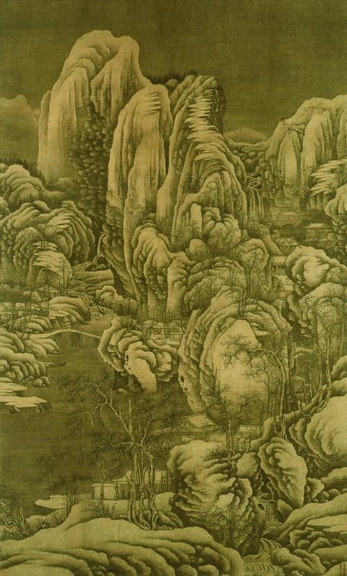 [转载]北宋 郭熙 早春图 绢本浅设色 158.3×108.1厘米