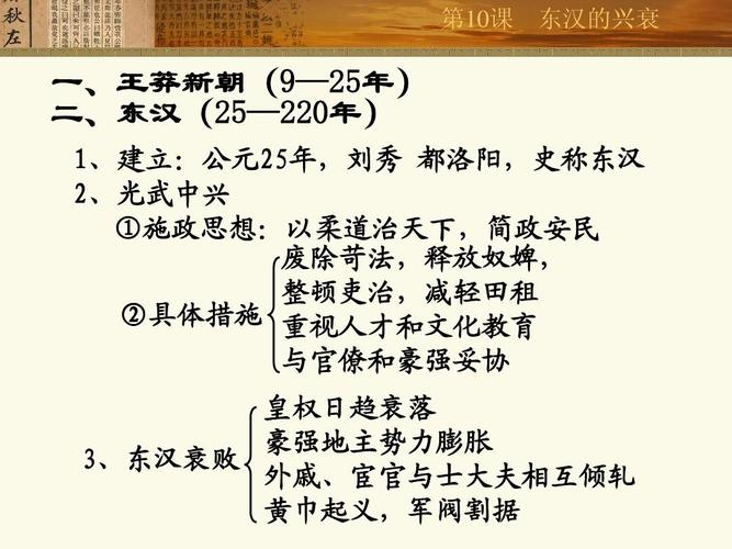 东汉的兴衰ppt