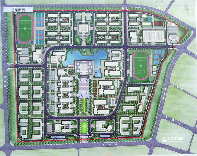 青岛农业大学平度校区平面图