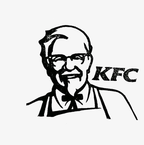 肯德基老爷爷头像简笔画