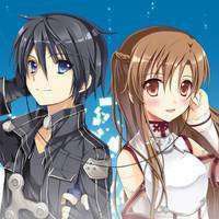 刀剑神域情侣头像诗乃