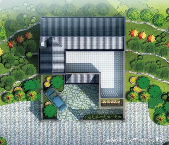 20万带庭院的农村房屋设计图5套方案2款带火炕含预算