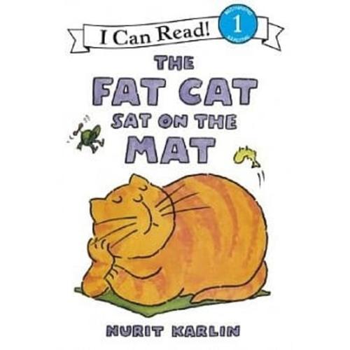 thefatcat,petethecat 英文原版 the fat cat sat on the mat 肥猫坐在垫子上 英文绘本