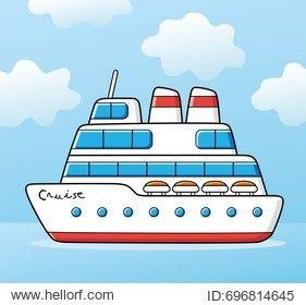 com 灵感图册 - 矢量—海上邮轮 - 交通 - 站酷海洛 - 正版图片,视频