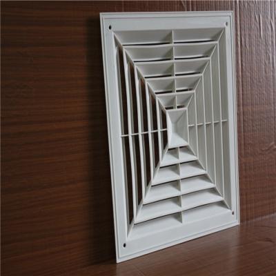 塑料方型散流器中央空调新风盘管机集成吊顶装饰排出风口百叶窗
