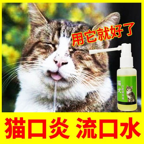 猫口炎用药流口水猫咪除口臭口舌生疮牙龈炎牙周炎猫