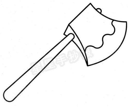 斧头简笔画简单画法