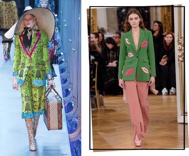 gucci fw17 right:paul & joe fw17 (点击图片查看服装设计大赛汇总)