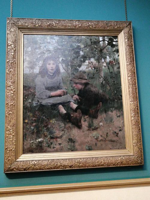 1910月19日苏格兰的艺术博物馆艺术油画.