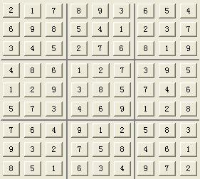 求数独九宫格答案