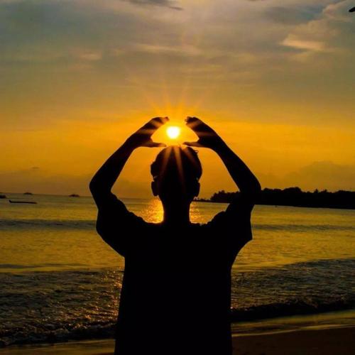 风景背影的微信头像