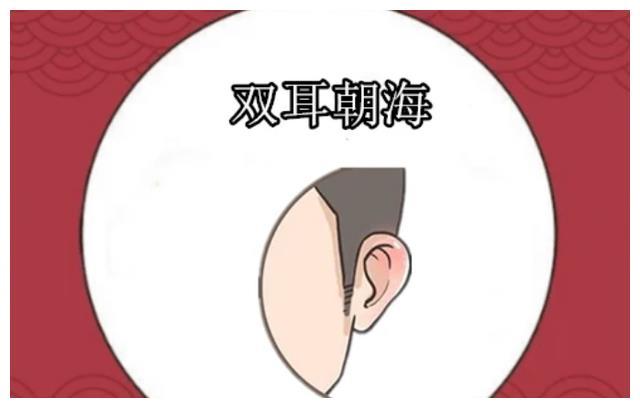 朝向嘴巴并且耳垂长得大,所谓的双耳朝海就是指一个人的双耳朝海耳朵
