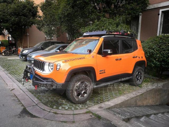 jeep自由侠4.5英寸升高案例 改装245/65/17极限尺寸at