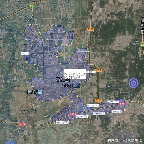 新绛县建成区范围图