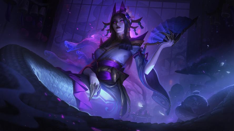 lol灵魂莲华最全4k动漫头像壁纸,狐狸,锐雯,蛇女,千珏