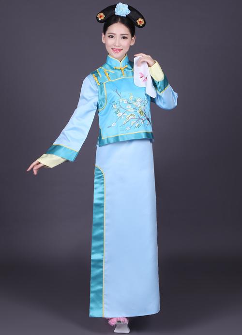 古装清朝宫女丫鬟演出服锁心晴川格格