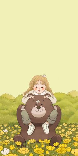 评论  动漫壁纸 - 插画 素材 ins 韩系 可爱 简约 手绘 动漫 锁屏
