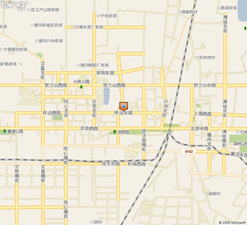 银川市西夏区地图