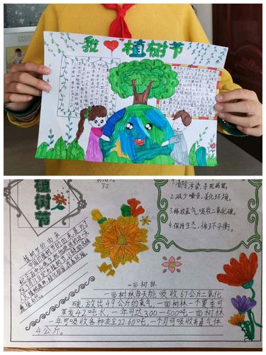 植树节手抄报作品
