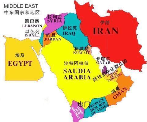 中东地区所有国家都临海