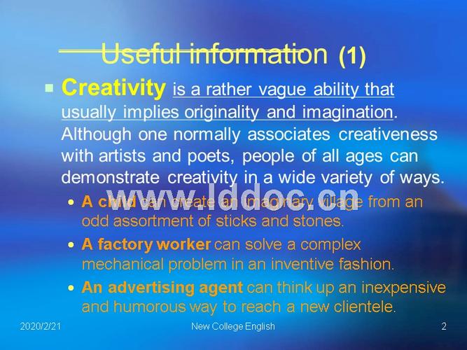 isarathervagueabilitythatusuallyimpliesoriginalityandimagination