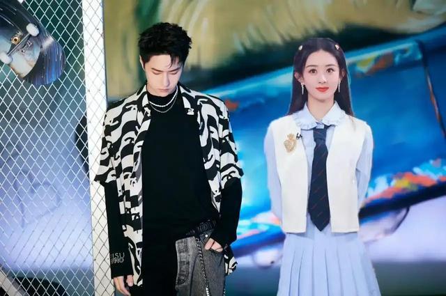 赵丽颖王一博姐弟cp粉,给二人p了各种同框图,真好看