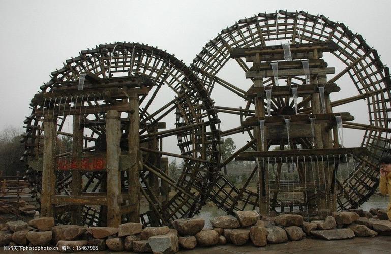 江南大水车图片