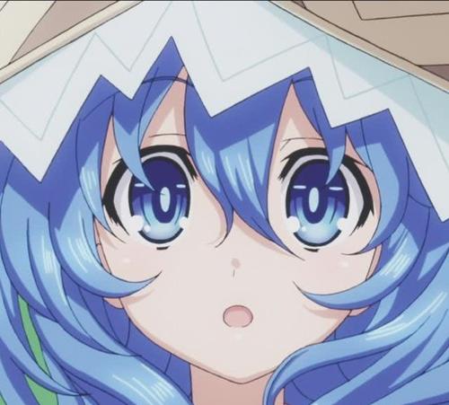 萌系动漫头像,蓝发性格温顺又胆小的四糸乃!