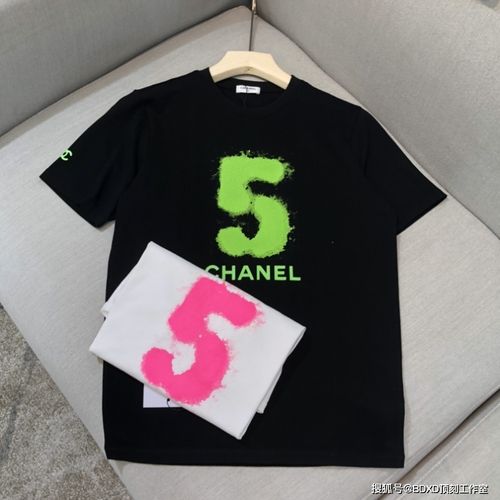chanel香奈儿5号短袖t恤