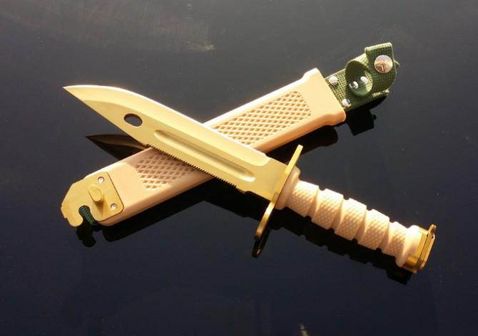 黄金95军刺-编号a832