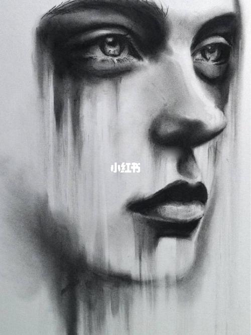 抽象创意素描_素描_文化_绘画